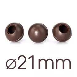Sfere cave per Praline Fondente Ø 21 mm, 63 pezzi