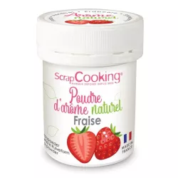 Natural flavor powders with different flavors