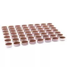 Pralinenhohlkörper Oval Milch, 56 Stück