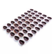 Chocolate shell pine cone milk chocolate, 48 pieces