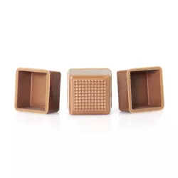 Corps creux de pralinés Carré lait, 63 pièces