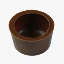 Runde Milch-Pralinenschalen, 63 Stück