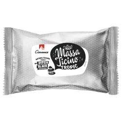 Fondant Pitch Black 250g - Massa Ticino