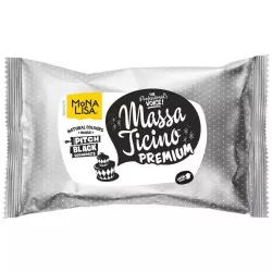 Fondant Pitch Black 250g - Massa Ticino