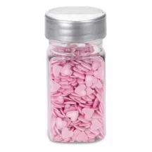 Décor à saupoudrer Coeurs roses, 50 g