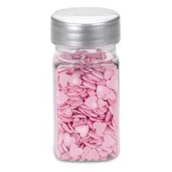 Décor à saupoudrer Coeurs roses, 50 g