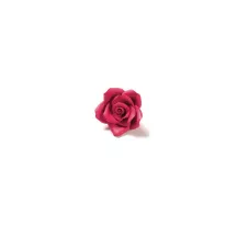 Sugar roses red, small - handmade, edible