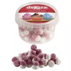Mini mushrooms in sugar
