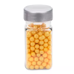 Zuckerperlen Gold Gross, 60 g