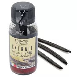 Vanilla extract with seeds, 50 ml
