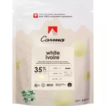 White chocolate white ivoire 35% 1.5 kg - Carma