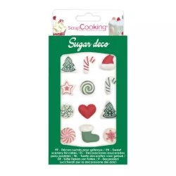 Décos sucre "Sweet Christmas"