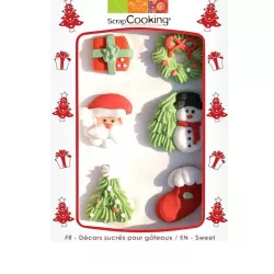 6 Sugar Christmas decorations