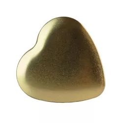 Guetzlidose Herz Gold, 123 x 120 x 30 mm