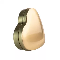 Guetzlidose Herz Gold, 123 x 120 x 30 mm