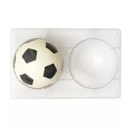 Stampo per cioccolato Pallone da calcio grande, 2 parti