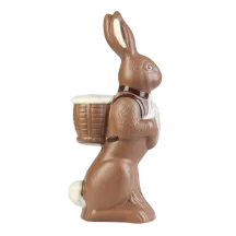 Chocolate mold bunny with basket