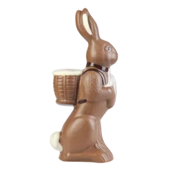 Chocolate mold bunny with basket