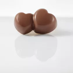 Stampo per praline Doppio cuore, 20 praline