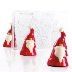 Chocolate mold Santa, 2-parts