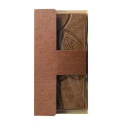 Confezione per tavolette di cioccolato marrone, 10 pezzi
