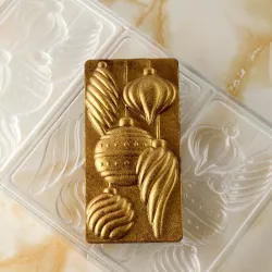 Chocolate bar mold Christmas balls