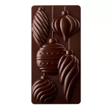 Schokoladentafelnform Weihnachtskugeln