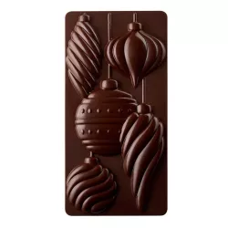Moule à tablettes de chocolat Boules de Noël