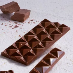 Mold for chocolate bars rivets, 3 pieces