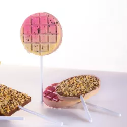 Moule à chocolat pour sucettes rondes, 8 pièces