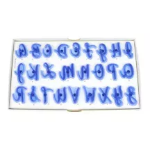 Letter embossing set, 52 pieces