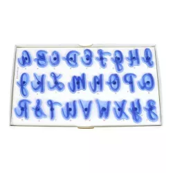 Set di lettere in rilievo, 52 pezzi