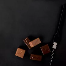Gezackte Dekor-Pralinengabel