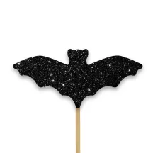 Topper per cupcake pipistrello, 12 pezzi
