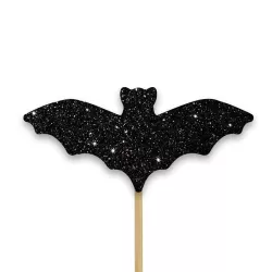 Topper per cupcake pipistrello, 12 pezzi