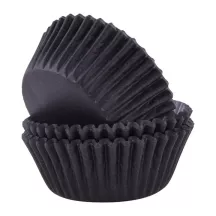 Cupcake molds night black, 60 pieces