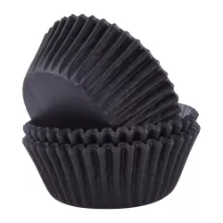 Pirottino per cupcake Nero Notte, 60 pezzi
