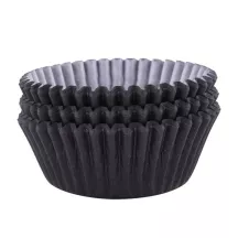 Moules à cupcakes noir nuit, 60 pièces