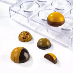 Stampo per praline Semisfera Ø 5 cm, 8 praline