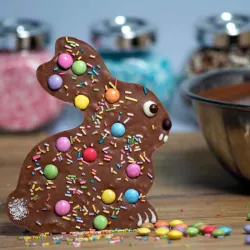 Chocolate bar shape bunny