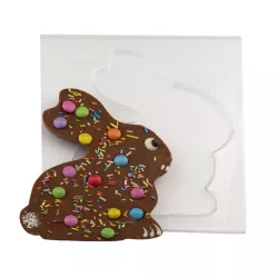 Chocolate bar shape bunny
