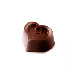 Praline mold heart "Romantic", 30 pralines - 1299 30 pieces