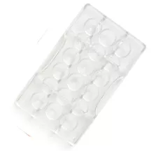 Stampo per cioccolato Semisfera Ø 2,5 cm, 18 pezzi