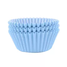 Cupcake Förmchen Hellblau, 60 Stück