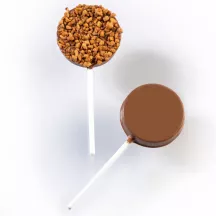 Lollipop-Schokoladenform Rund, 10-teilig