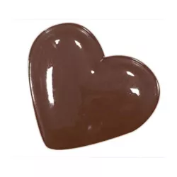 Schokoladengiessform Herz klein, 8-teilig