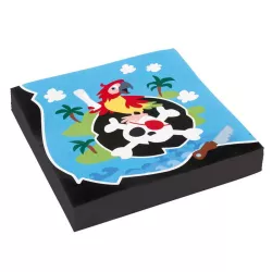 Napkins Ahoy pirates - 16 pieces