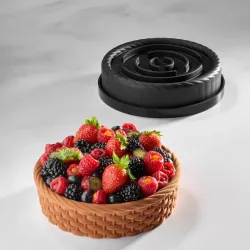 Cestello rotondo per stampi in silicone