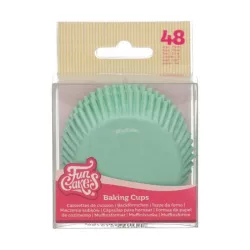 Cupcake baking cups mint green - 48 pieces