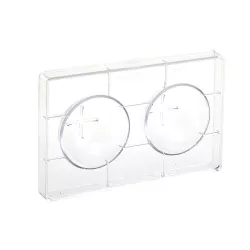 Pralinenform Halbkugel Ø 10 cm, 2-teilig